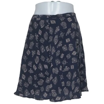Skirt (Blue, Beige) from Amanda Smith Silk
