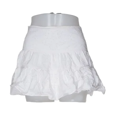Jupe (Blanc) de Zara Coton, Polyester