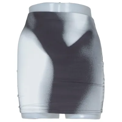 Rock (Schwarz, Weiß, Grau) von PinkVanilla Elasthan, Polyester