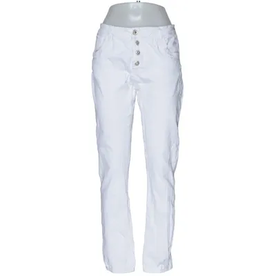 Jeans (White) from Karostar Cotton, Elastane
