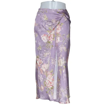 Långkjol (Lila, Flerfärgad) från Zara Polyester