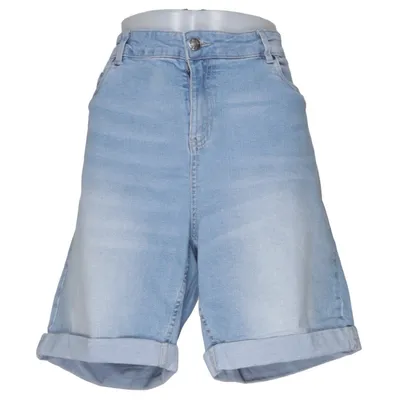 Short en jean (Bleu) de VRS Coton, Élasthane