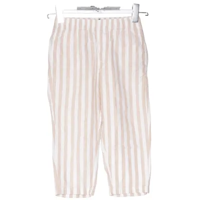 Hose (Beige, Weiß) von Arket Baumwolle, Leinen