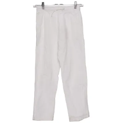 Byxor (Vit) från H&M Bomull, Linne