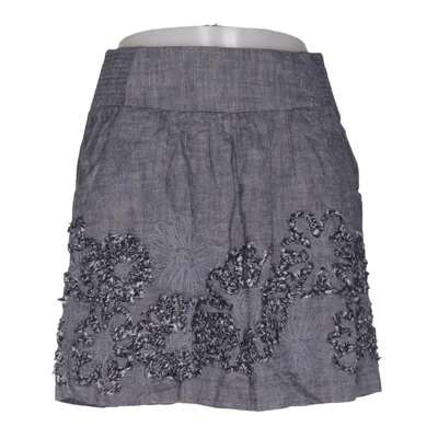 Skirt (Gray) from Charlotte Russe Cotton