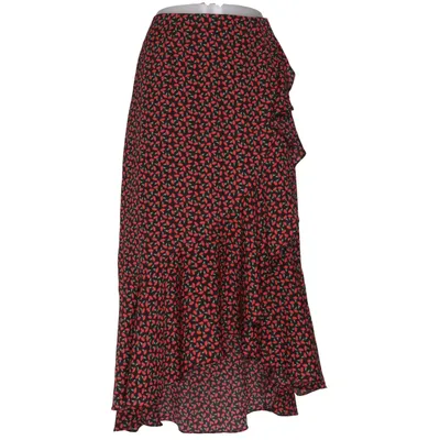 Wikkelrok (Zwart, Rood, Groen) van Loavies Polyester