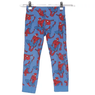 Pyjamasbukser (Blå, Flerfarvet) fra Marvel Spiderman Bomuld