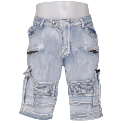 Cargo shorts (Blue) from Revers Cotton