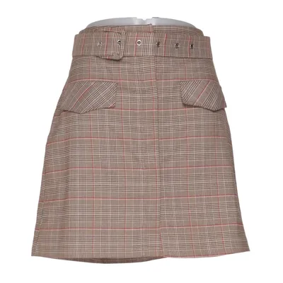 Skirt (Front Pocket Checked Skirt) from Emilie Briting x NA-KD Elastane, Polyester