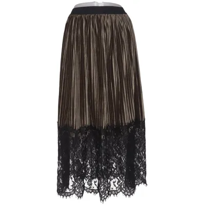Skirt (Green, Black) from VA Milano Cotton, Elastane, Polyamide, Polyester