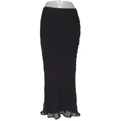 Maxi rok (Zwart, Wit) van Ghanda Viscose