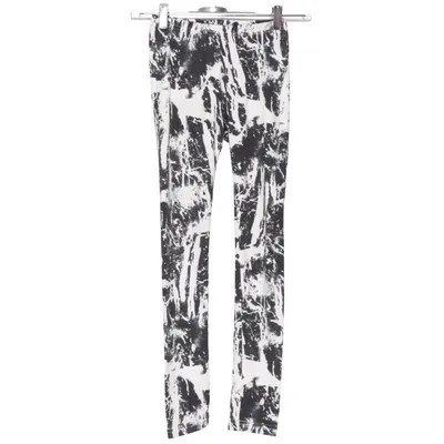 Leggings (Zwart, Wit) van Next Level Elastaan, Polyester