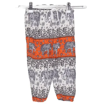 Pants (White, Orange, Black, Multicolored) from Rayon Viscose