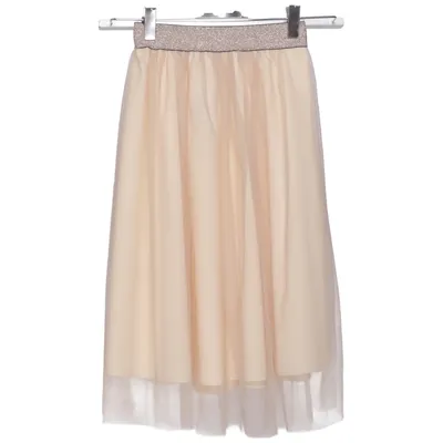 Tulle skirt (Beige) from Mini Mignon Elastane, Polyester