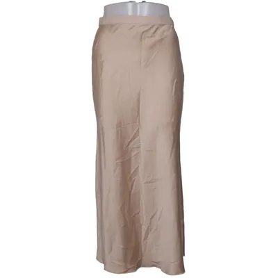 Maxi skirt (Beige) from Ahlvar Gallery Elastane, Silk