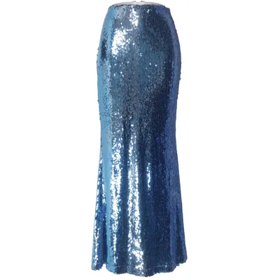 Maxi skirt (Blue) from Mango Polyester