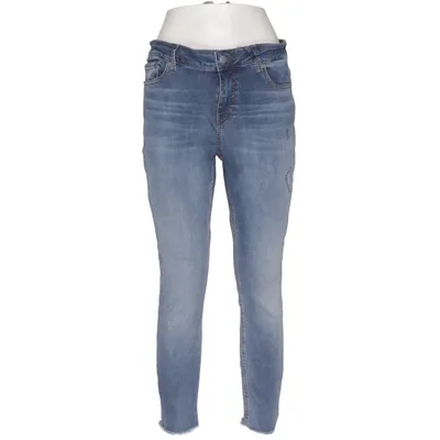 Spijkerbroek (VMPEACH MR SK ANK CUT DST) van Vero Moda Denim Elastaan, Organisch katoen