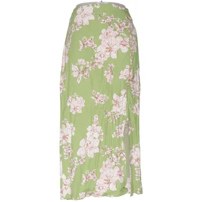 Maxirock (Grün, Pink, Weiß) von Zara
