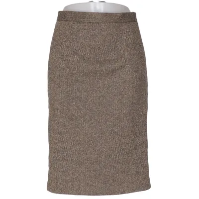 Rock (Braun) von Laura Clement Elasthan, Polyamid, Polyester, Seide, Wolle