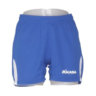 Træningsshorts (Blå, Hvid) fra Mikasa Polyester