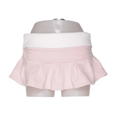 Jupe-short (Rose, Blanc) de Cropp Coton, Polyester
