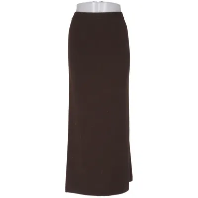 Maxi rok (Bruin) van Barisal Acryl, Merinowol