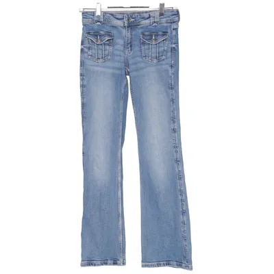 Jeans (Blå) från Gina Tricot Bomull, Elastan
