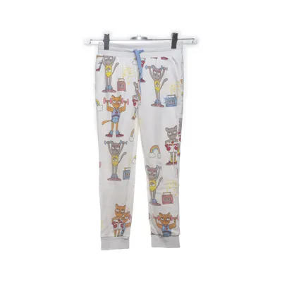 Mjukisbyxor (Vit, Flerfärgad) från Adidas Mini Rodini Ekologisk bomull, Återvunnen polyester