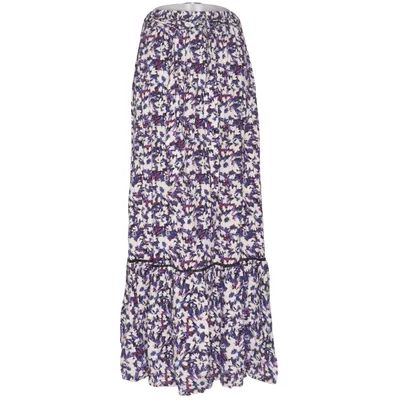 Jupe longue (Blanc, Bleu, Violet) de Pink Woman Viscose