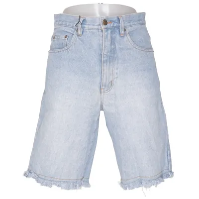 Denim shorts (Blauw) van John F.Gee Katoen