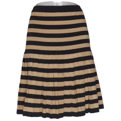 Kjol (Svart, Guldfärgad) från Escada by Margaretha Ley Akryl, Polyester, Ull