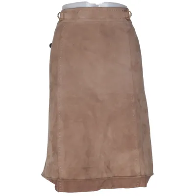 Leren rok (Beige) van 'S MaxMara Leer, Polyester