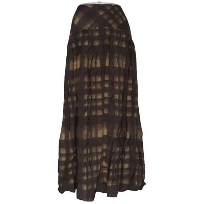 Maxi nederdel (Sort, Brun) fra ASOS Design Polyamid, Viscose