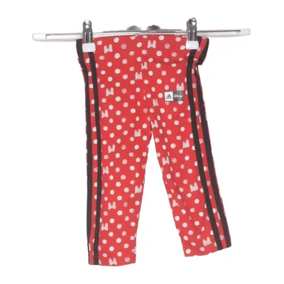 Leggings (Röd, Svart, Vit) från Adidas Bomull, Elastan