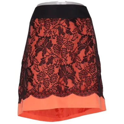 Rok (Oranje, Zwart) van The Limited Polyamide, Polyester