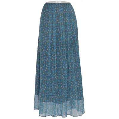 Maxi rok (Blauw, Meerkleurig) van Brora Polyester, Zijde