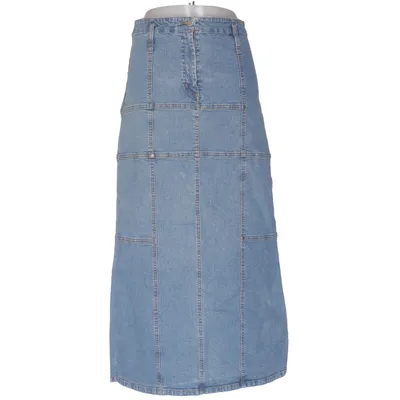 Jupe en jean (Bleu) de Plus Free Form Coton, Élasthane
