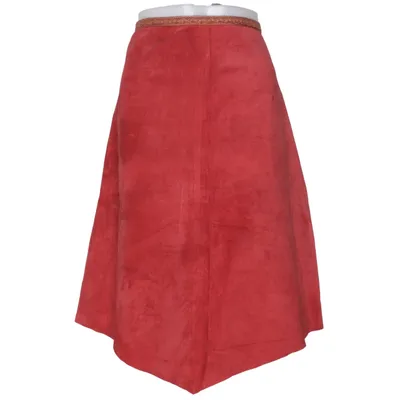 Jupe en cuir (Rouge) de Cami Cuir