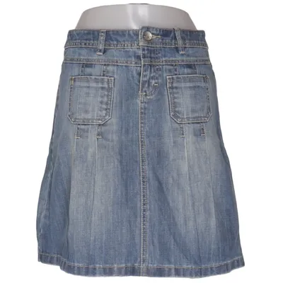 Denim skirt (Blue) from ESPRIT Cotton