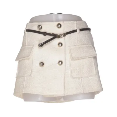 Kjol (Beige) från Elisabetta Franchi Akryl, Polyamid, Polyester, Ull