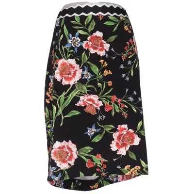 Nederdel (Sort, Flerfarvet) fra Rachel Roy Elastan, Polyester