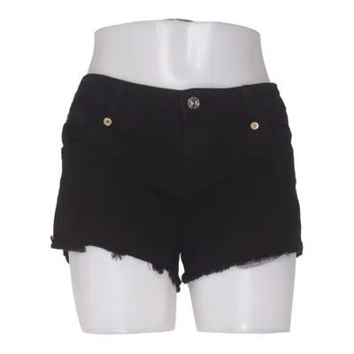 Denim shorts (Zwart) van Bershka