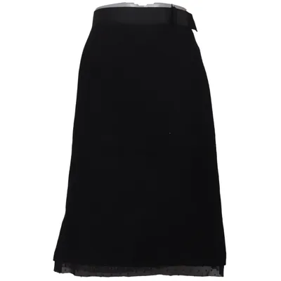 Jupe (Noir) de Guy Rover Polyester, Laine