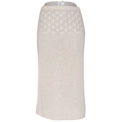Maxi skirt (White) from Oysho Cotton, Polyester