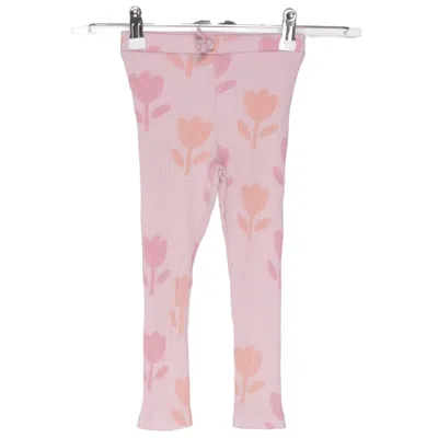 Legging (Rose, Multicolore) de Zara Coton, Élasthane