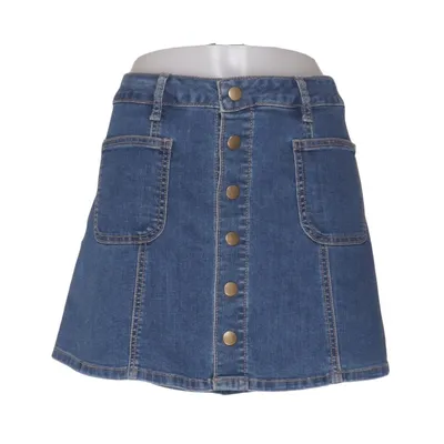 Jeansnederdel (Blå) fra Altar'd State Bomuld, Elastan, Polyester, Viscose