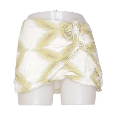 Strandrok (Wit, Geel) van Pacific Republic Pull & Bear Katoen, Viscose