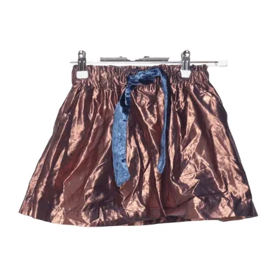 Kjol (Brun, Blå) från Mango Kids Bomull, Metallfiber, Polyester