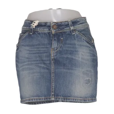 Jeansnederdel (Victoria Mini Skirt) fra Tommy Hilfiger Denim Bomuld