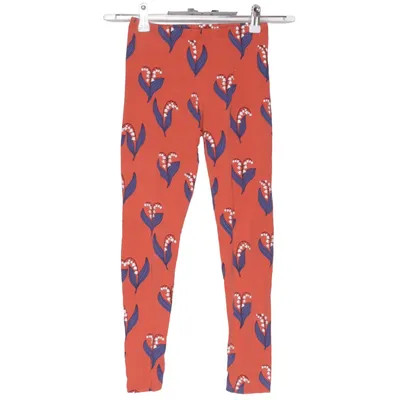 Legging (Orange, Bleu, Blanc) de Mini Rodini Élasthane, Lyocell